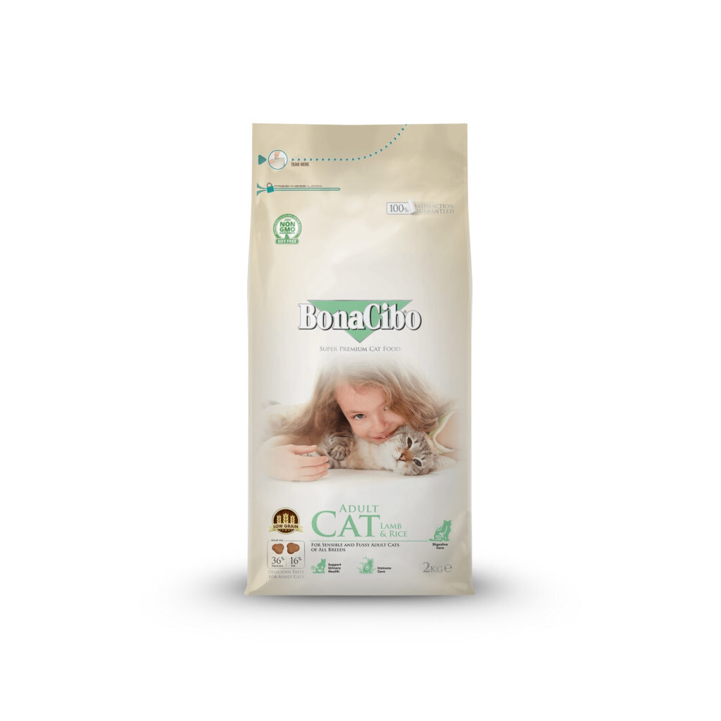 Bonacibo Super Premium Cat (Lamb and Rice) 2KG