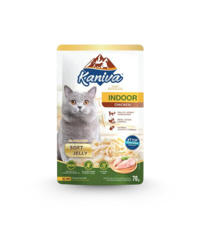 Kaniva Indoor Chicken Pouch 70g-Soft Jelly