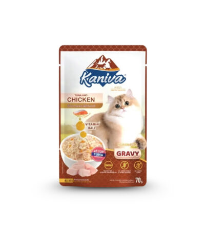 Kaniva Tuna & Chicken Pouch 70g-Gravy