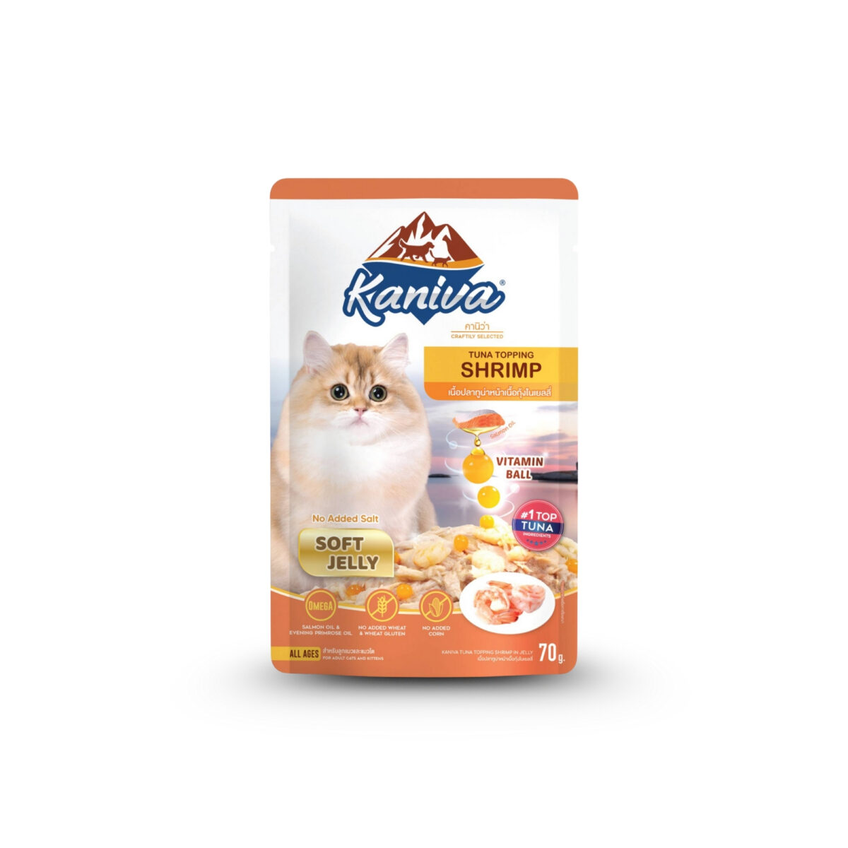 Kaniva Tuna & Chicken Pouch 70g-Soft Jelly