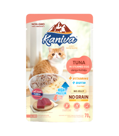 Kaniva Tuna In Steamed Egg Pouch 70gm