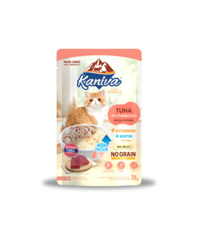 Kaniva Tuna In Steamed Egg Pouch 70gm