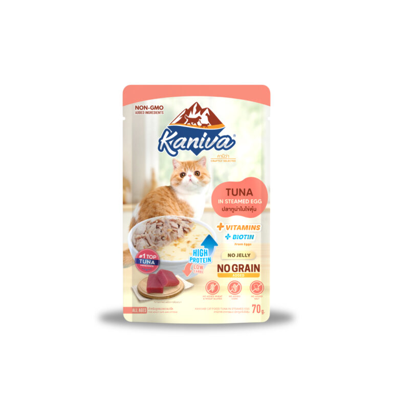 Kaniva Tuna In Steamed Egg Pouch 70gm