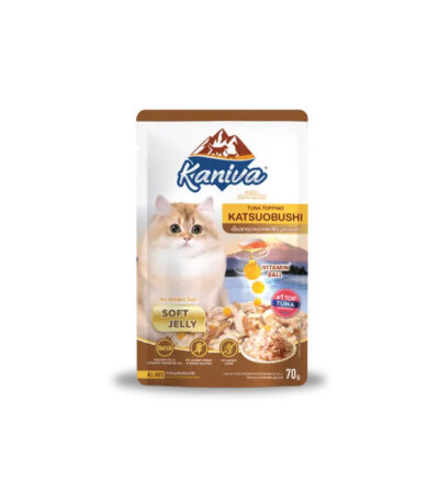 Kaniva Tuna Topping Katsuobushi Soft Jelly Pouch 70gm
