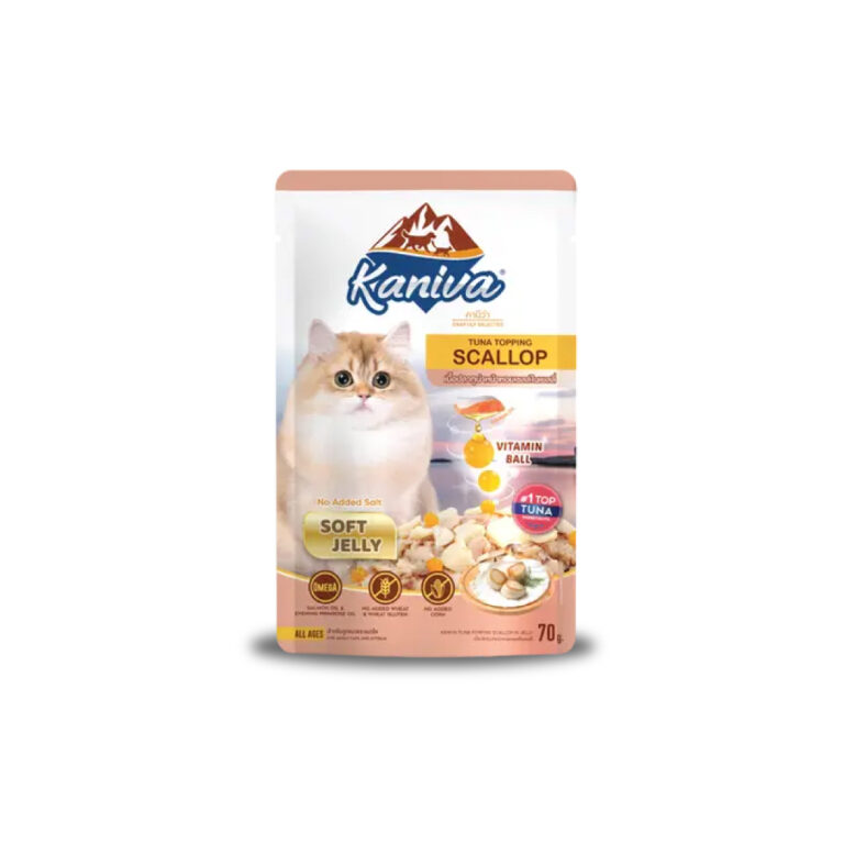 Kaniva Tuna Topping Scallop Soft Jelly Pouch 70gm