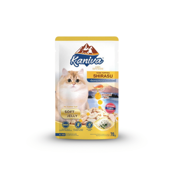 Kaniva Tuna Topping Shirasu Soft Jelly Pouch 70gm
