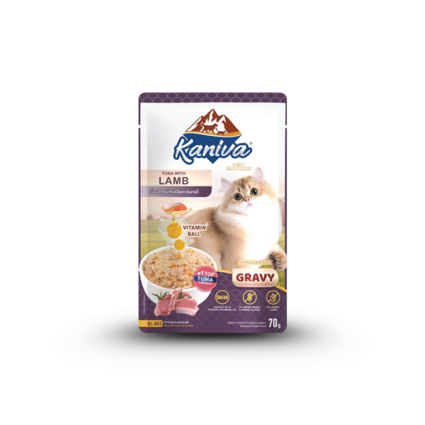 Kaniva Tuna with Lamb Gravy Pouch 70gm