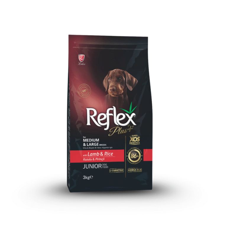 Reflex Plus Junior Dog Food with Lamb and Rice 3Kg