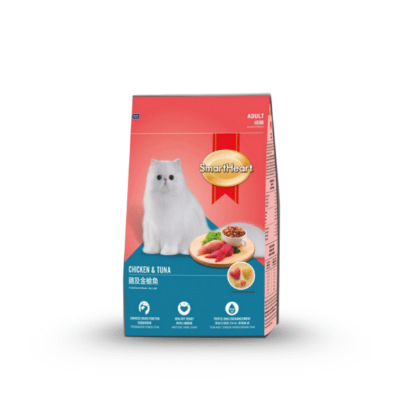 SmartHeart Adult Dry Cat Food Chicken and Tuna 7kg