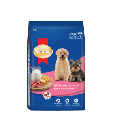 Smartheart Puppy Dog Food Beef Milk 2.7kg