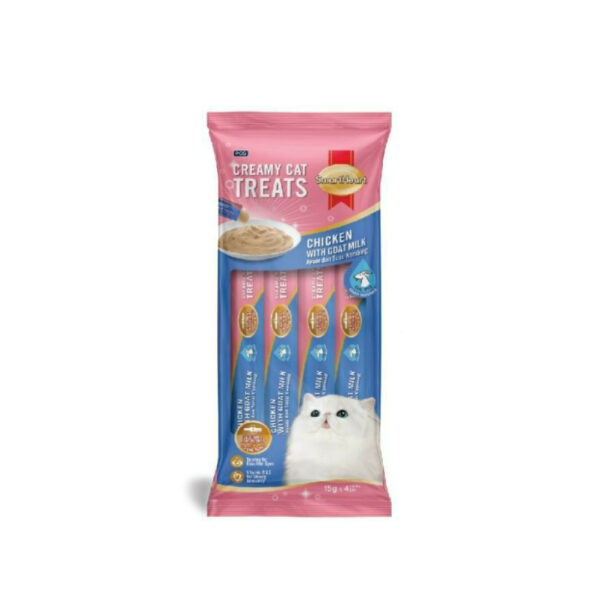 SmartHeart Cat Treats Chicken Goat Milk 15g