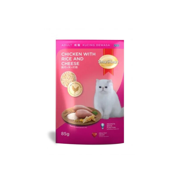 SmartHeart pouch chicken and rice with cheese Pouch 85g