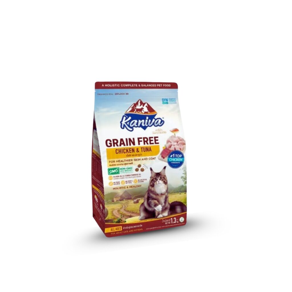 kaniva grain free formula chicken & tuna flavour 1.3 kg