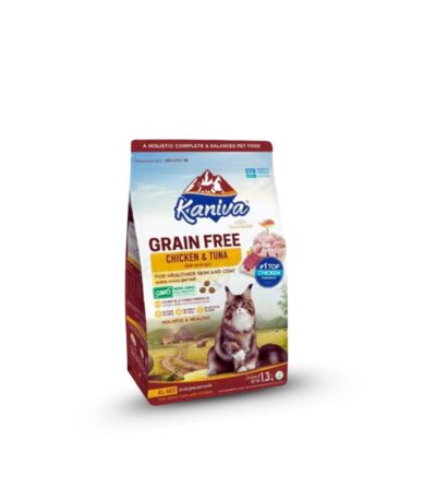 kaniva grain free formula chicken & tuna flavour 1.3 kg