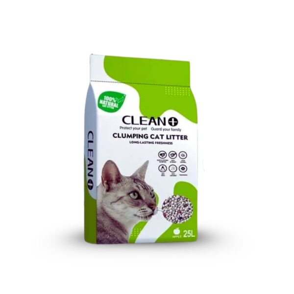 Clean Plus Cat Litter Apple 25L