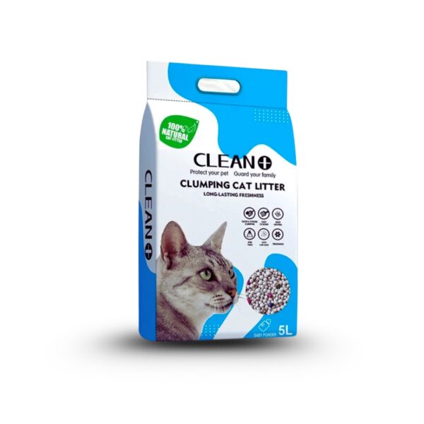 Clean Plus Cat Litter Baby Powder 5L