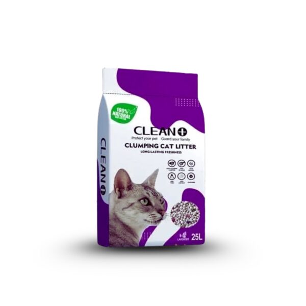Clean Plus Cat Litter Lavender 25L